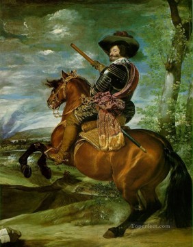 El Conde Duque de Olivares a caballo retrato Diego Velázquez Pinturas al óleo